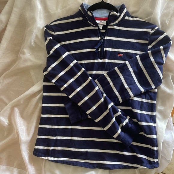 Vineyard Vines for Target striped cotton 1/4 zip - Picture 6 of 6